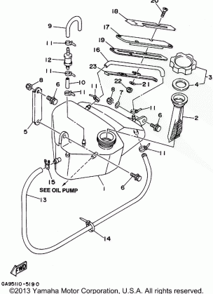 OIL TANK (FOR OIL INJECTION)