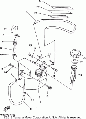 OIL TANK (FOR OIL INJECTION)