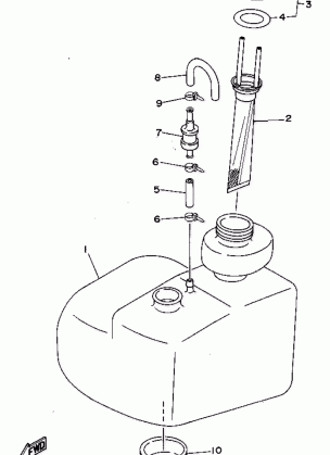 OIL TANK (FOR OIL INJECTION)