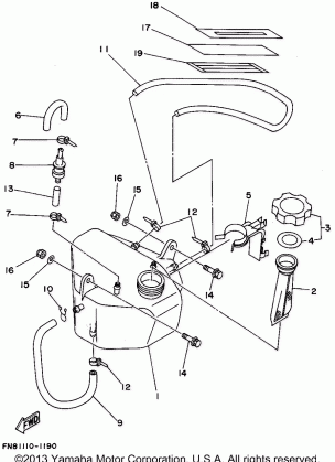 OIL TANK (FOR OIL INJECTION)