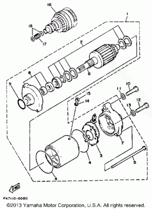 STARTING MOTOR