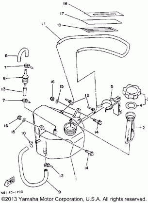 OIL TANK (FOR OIL INJECTION)