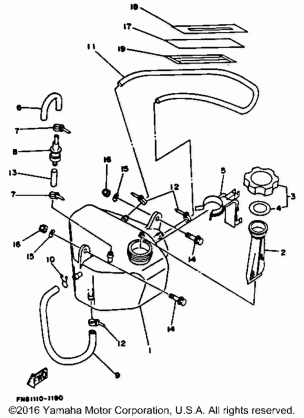 OIL TANK (FOR OIL INJECTION)