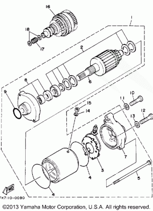 STARTING MOTOR