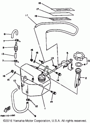 OIL TANK (FOR OIL INJECTION)