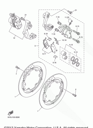 FRONT BRAKE CALIPER