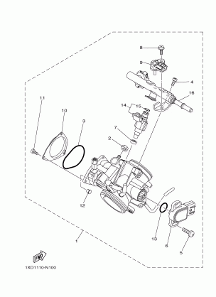 THROTTLE BODY ASSY 1