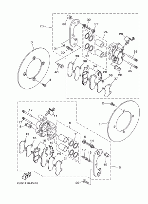 REAR BRAKE CALIPER