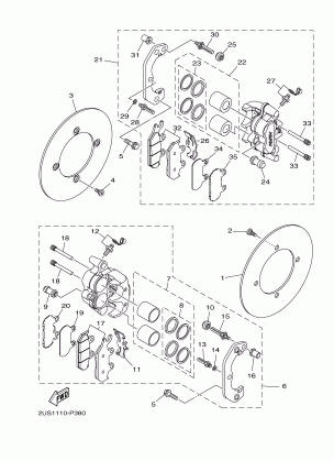 FRONT BRAKE CALIPER