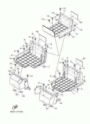 STAND FOOTREST 2