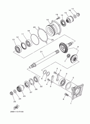 MIDDLE DRIVE GEAR