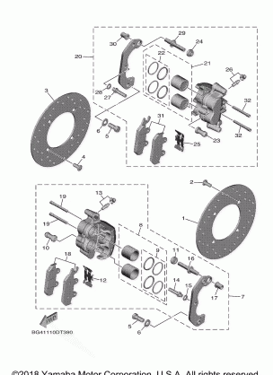 FRONT BRAKE CALIPER