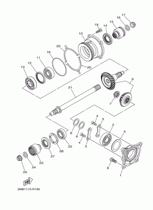 MIDDLE DRIVE GEAR