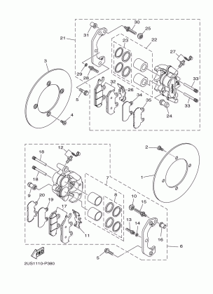 FRONT BRAKE CALIPER