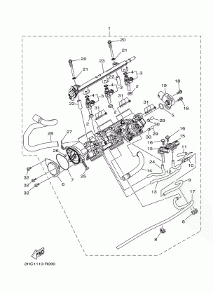 THROTTLE BODY ASSY 1