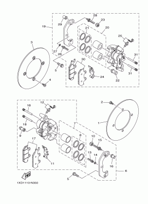 FRONT BRAKE CALIPER