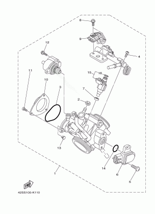 THROTTLE BODY ASSY 1