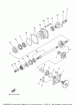 MIDDLE DRIVE GEAR