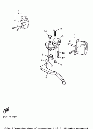 HANDLE SWITCH LEVER