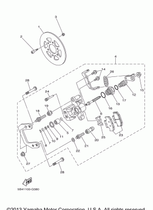 REAR BRAKE CALIPER 2