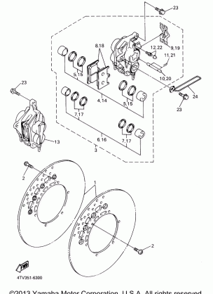 FRONT BRAKE CALIPER